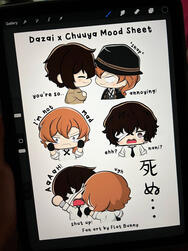 Dazai x Chuuya Mood Sheet